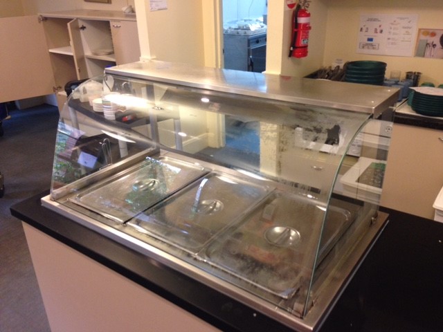 Broken Curved Bain Marie Glass Express